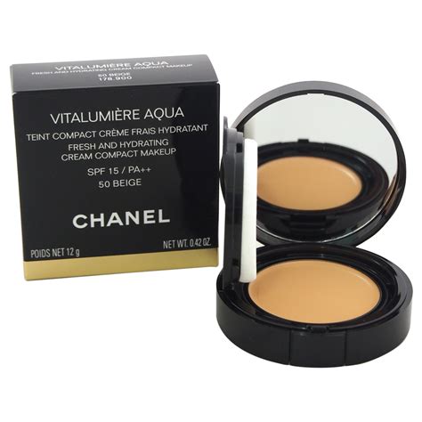 chanel vitalumiere aqua cream compact foundation|chanel vitalumiere foundation 40 beige.